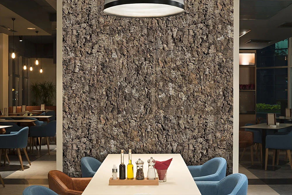 Roccia HDF - 1 7/64"(28mm) - Cork Wall Panels (WRocc28) Roccia HDF – 1 – 28mm (1 7/64″) (3D Panel) - Image 7