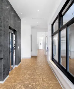 rococo cork floor multi family building hallway elevated idea