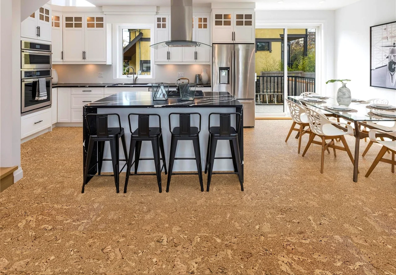 Salami - 1/2" (12mm) - Cork Floating (FSal12) Salami - 1/2" (12mm) - Cork Floating (FSal12) - Natural Cork Floating flooring detail view