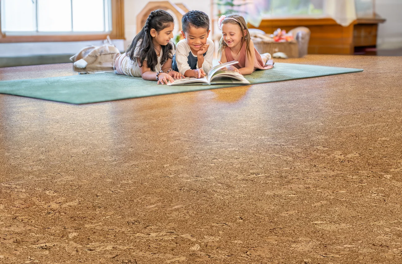 Salami - 1/2" (12mm) - Cork Floating (FSal12) - Natural Cork Floating flooring product image