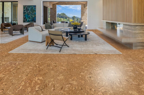 Salami - 1/2" (12mm) - Cork Floating (FSal12) - Natural Cork Floating flooring detail view