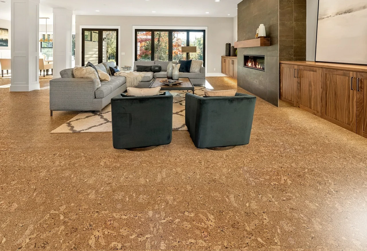 Salami - 1/2" (12mm) - Cork Floating (FSal12) Salami - 1/2" (12mm) - Cork Floating (FSal12) - Natural Cork Floating flooring detail view