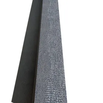 Serpent luxe real leather floating flooring nosing.