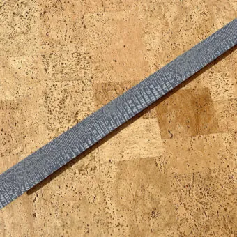 Serpent luxe swiss custom manufactured leather stair nosing.