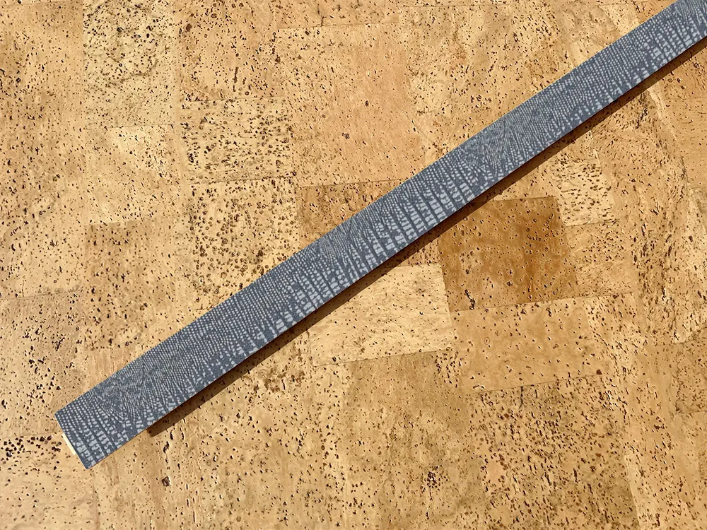 Serpent Luxe – 13/32" (10.5mm) – Swiss Leather Flooring T-Molding (915mm Long) (TSL10.5) (Special Order) Serpent Luxe – 10.5mm (13/32″) (T-Molding)