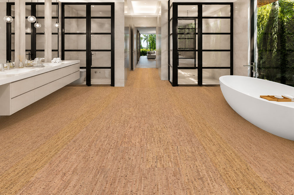 Silver Birch - 1/4" (6mm) - Cork Glue Down Tile (GSB6) Silver Birch – 6mm (1/4″) (Glue Down Tile) - Image 2