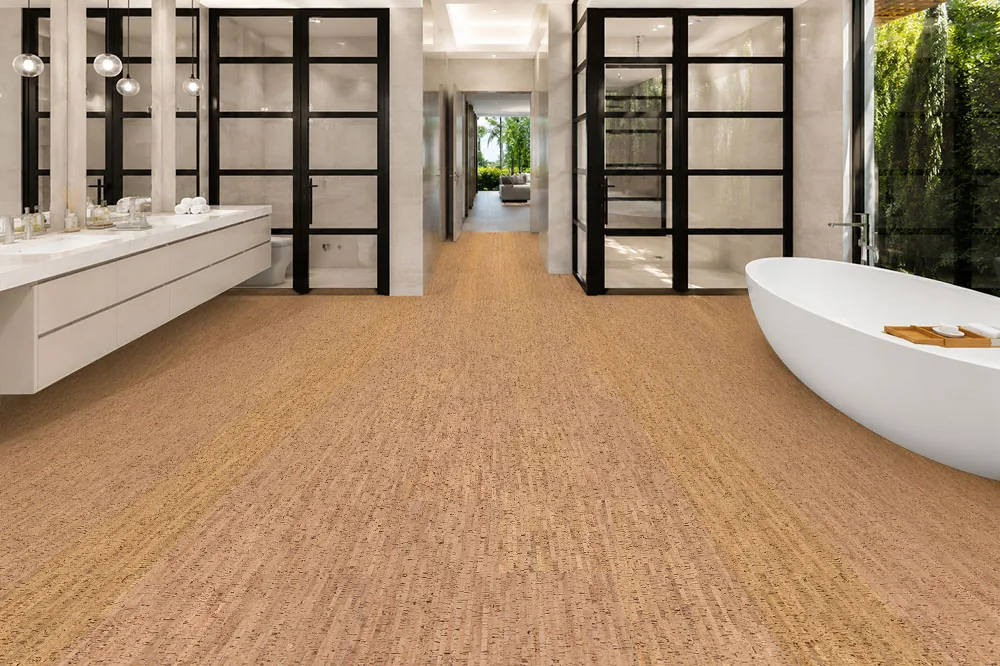 Silver Birch - 5/16" (8mm) - Cork Glue Down Tile (GSB8) Silver Birch – 8mm (5/16″) (Glue Down Tile) - Image 2