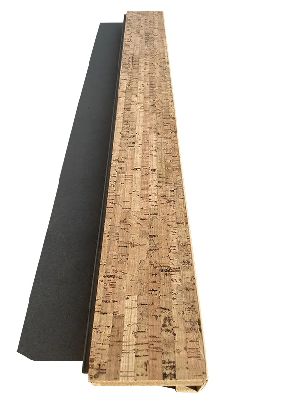 Silver Birch – 1/2 Inch (12mm) – Cork Floating Stair Nosing (900mm Long) (NSB12) (Special Order) Walnut Burlwood – 1/2 Inch (12mm) Cork Floating Stair Nosing (900mm Long) (NWBu12) (Special Order) - Stair Nosing floori...