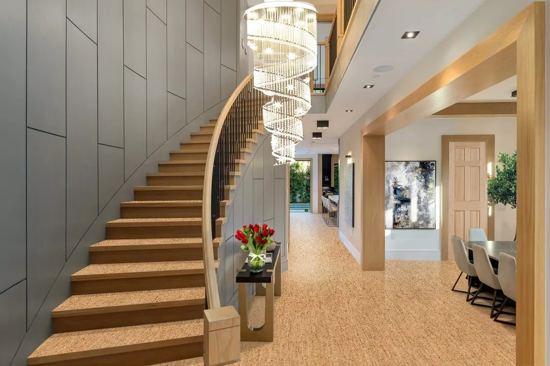 silver birch cork flooring sustainable fashion living design modern home