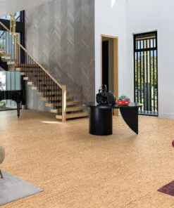 Silver Birch - 1/2" (12mm) - Cork Floating (FSB12) silver birch forna cork flooring tiles noise reducing flooring for modern home design