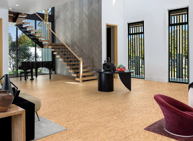 silver birch forna cork flooring tiles noise reducing flooring for modern home design