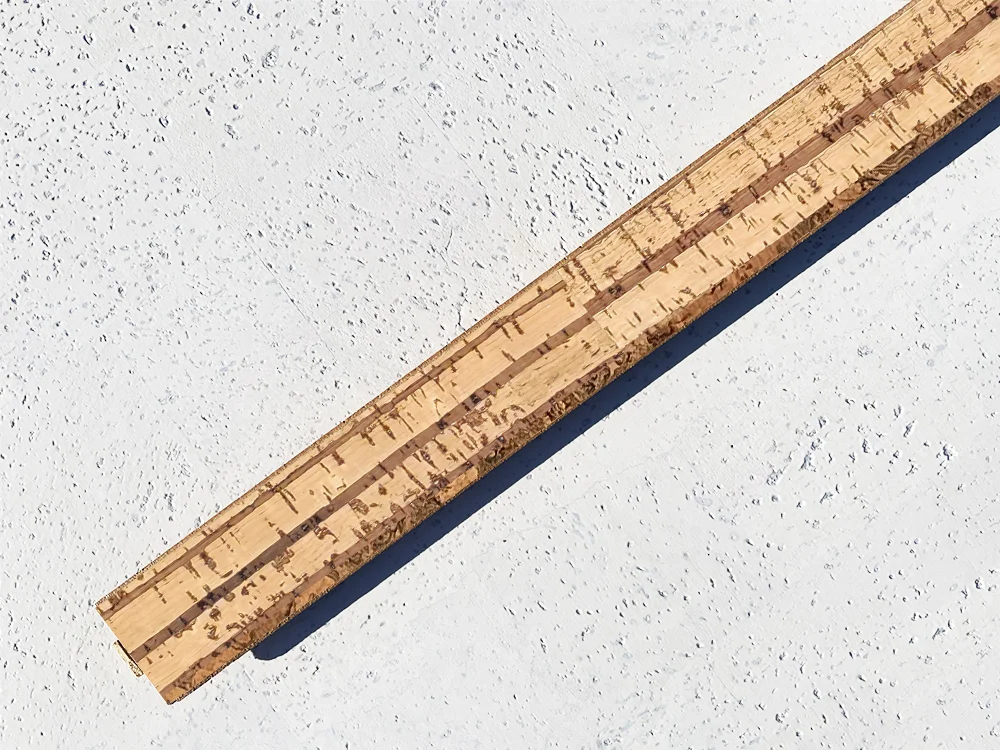 Salami – 1/2 Inch (12mm) – Cork Floating T-Molding (900mm Long) (TSal12) (Special Order) - Transition flooring detail ...
