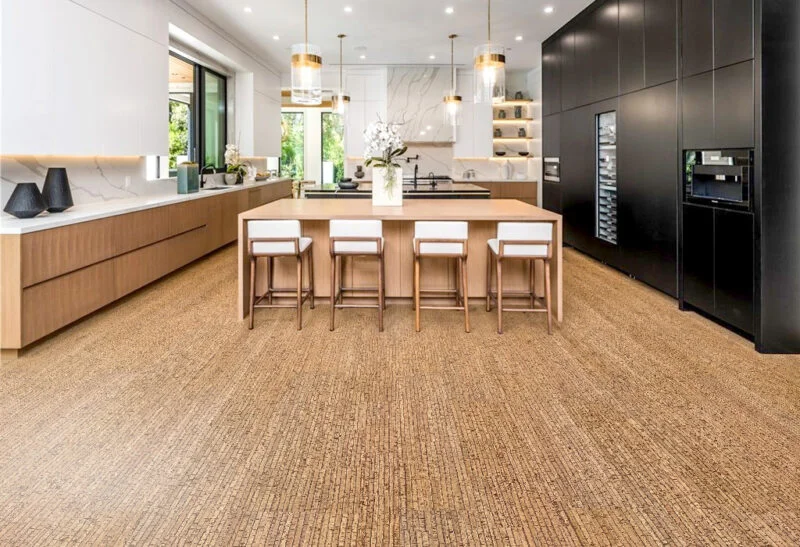 Green Flooring Cork Why Sisal - 1/2" (12mm) - Cork Floating (FSi12) - Natural Cork Floating flooring detail view
