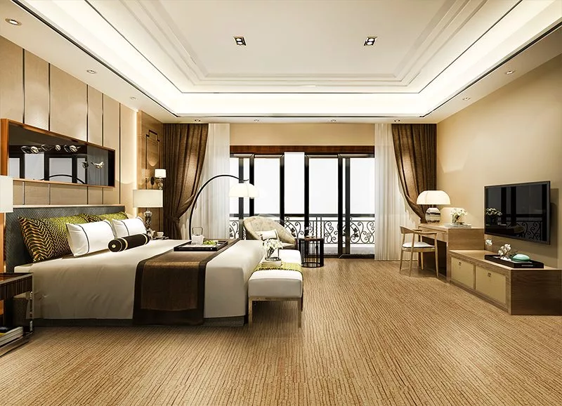 sisal forna cork flooring place for rest in apartment