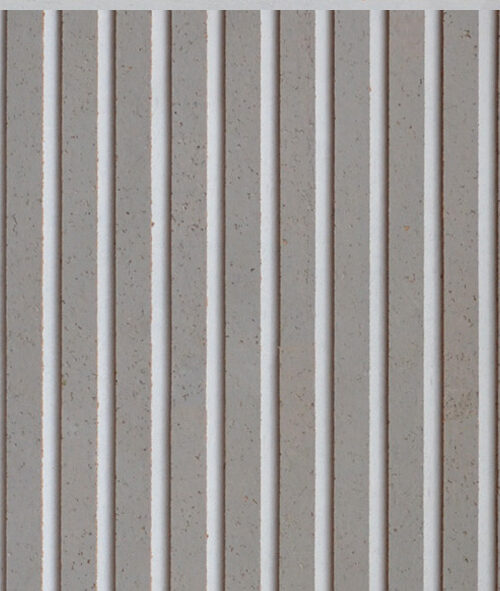 Slatwall Perla 43/64” (17mm) 3D Acoustic Cork Wall Panels (WSwP17) - 3D Cork Wall and Ceiling Panels with MDF flooring d...
