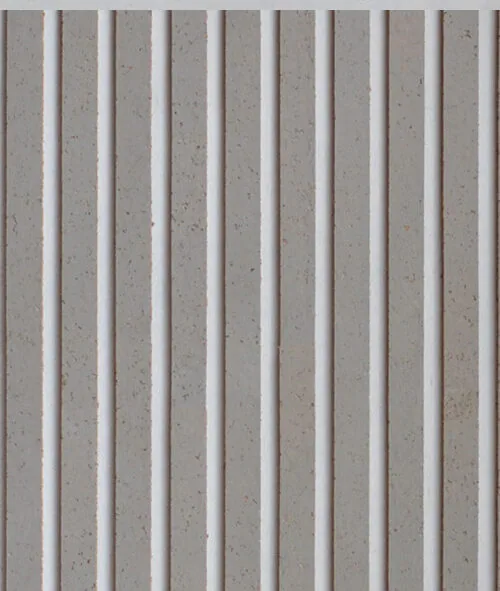 Slatwall Perla 43/64” (17mm) 3D Acoustic Cork Wall Panels (WSwP17) - 3D Cork Wall and Ceiling Panels with MDF flooring d...