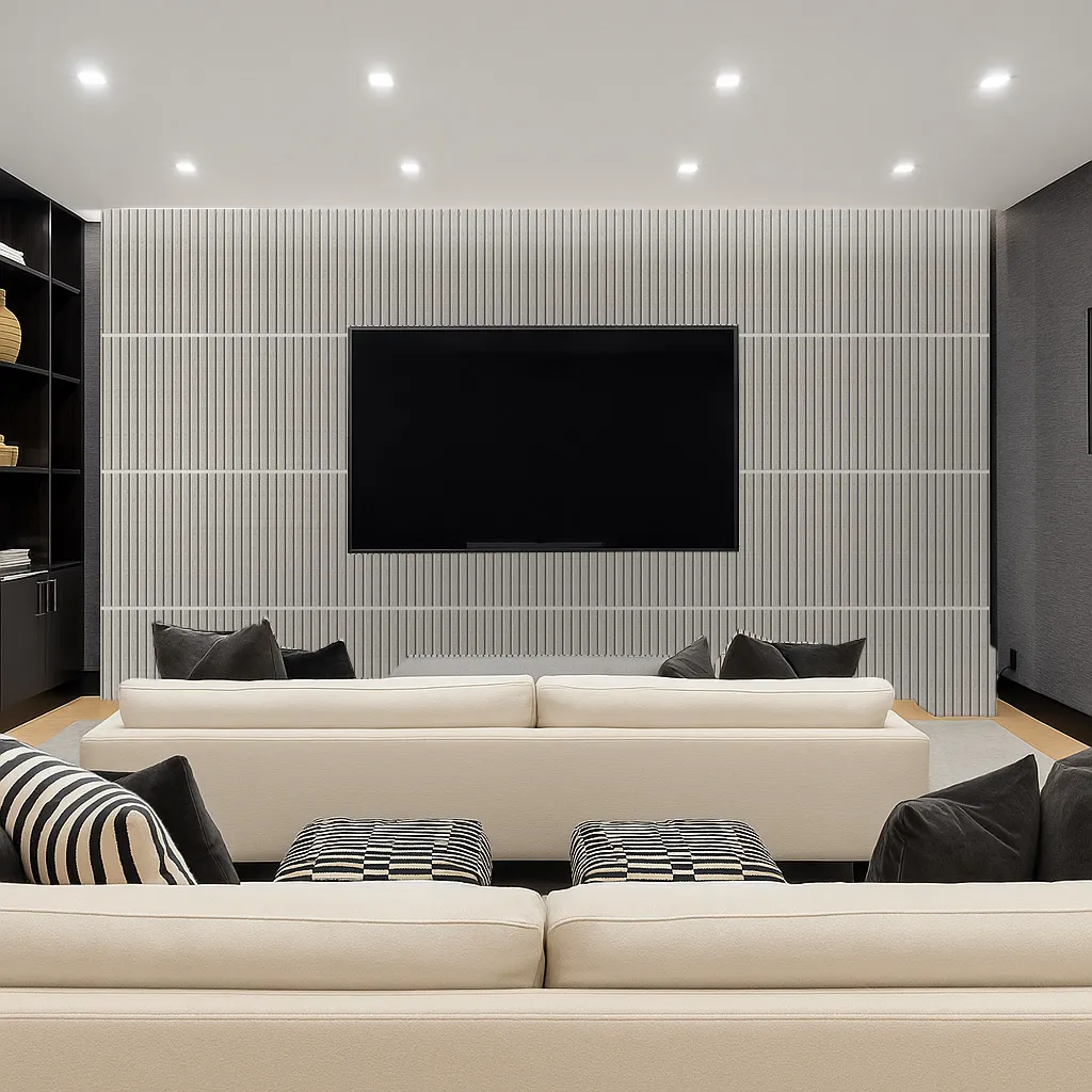 Slatwall Perla 43/64” (17mm) 3D Acoustic Cork Wall Panels (WSwP17) Slatwall Perla – 17mm (43/64″) (3D Panel) - Image 2