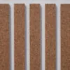 Decorative cork slat wall panels provide natural beauty, acoustic performance, and sustainable interior wall design.