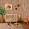 Slimwood 12mm cork wall tile baby room nursery.