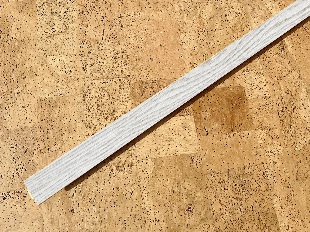 Snow Cap – 3/8″ (9.70mm) – Swiss Real Wood Cork – T-Molding (TCap9.7)(1235mm Long) Salami – 1/2 Inch (12mm) – Cork Floating T-Molding (900mm Long) (TSal12) (Special Order) - Transition flooring detail ...