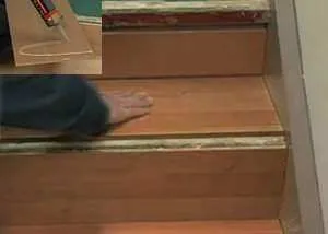 stair installation cork flooring floating 