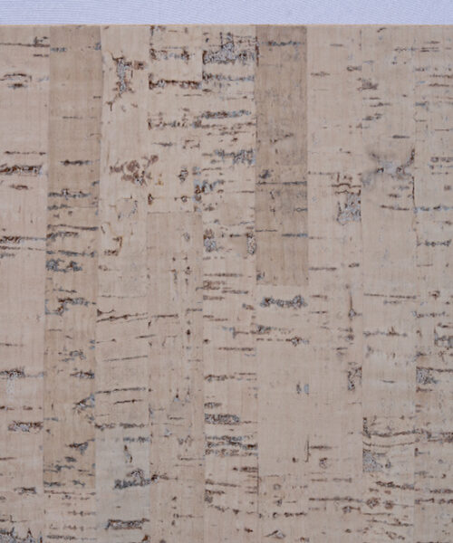 Stratum Swiss Real Cork Floating Flooring featuring natural light cork texture with authentic bark patterns and warm beige tones for eco-friendly residential and commercial interiors.