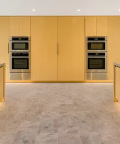 Sunlit Stone - 19/64" (7.5mm) - Swiss Techslate (MSunSt7.5) sunlit stone techalate swis high-traffic flooring waterproof flooring