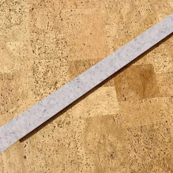 Sustainazzo custom manufactured cork stair nosing.