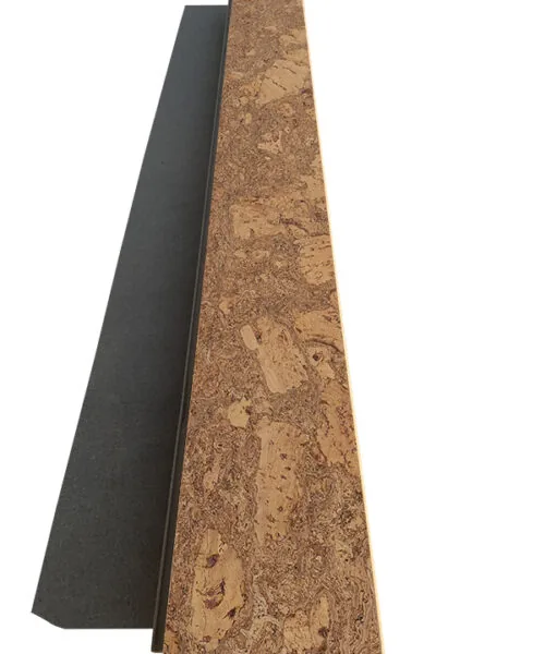 Walnut Burlwood – 1/2 Inch (12mm) Cork Floating Stair Nosing (900mm Long) (NWBu12) (Special Order) - Stair Nosing floori...