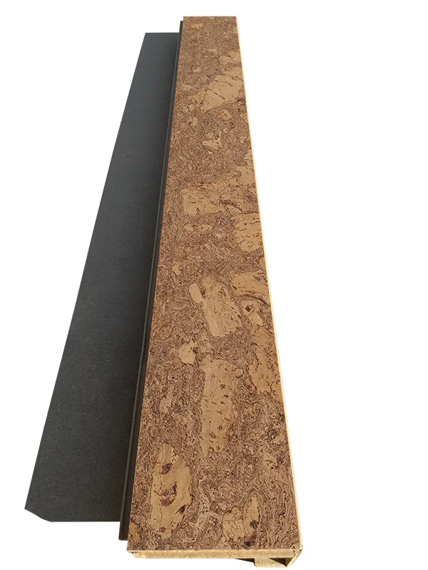Tasmanian Burl – 1/2 Inch (12mm) – Cork Floating Stair Nosing (900mm Long) (NTBu12) (Special Order) Walnut Burlwood – 1/2 Inch (12mm) Cork Floating Stair Nosing (900mm Long) (NWBu12) (Special Order) - Stair Nosing floori...