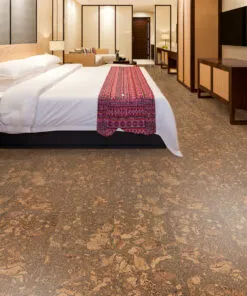 tasmanian burl forna cork floor eco friendly floor bedroom walk in closet