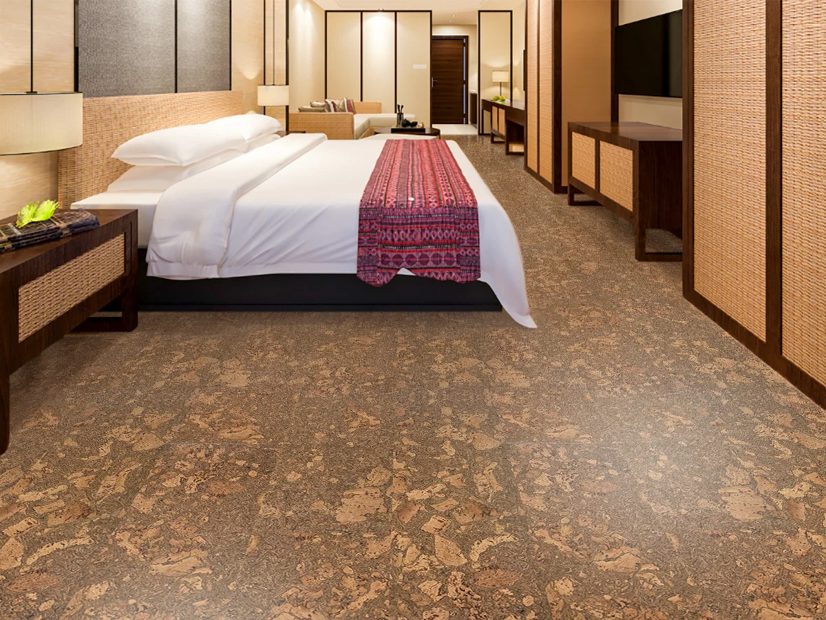 Tasmanian Burl - 1/2" (12mm) - Cork Floating (FTBu12) tasmanian burl forna cork floor eco friendly floor bedroom walk in closet