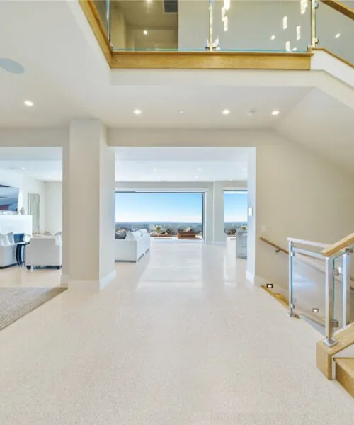 Terrazzo - 25/64" (10mm) - Cork Floating (FTe10) terrazzo 10mm forna cork uniclic flooring plank warm design