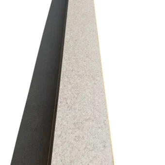 Terrazzo cork floor stair nosing custom made.