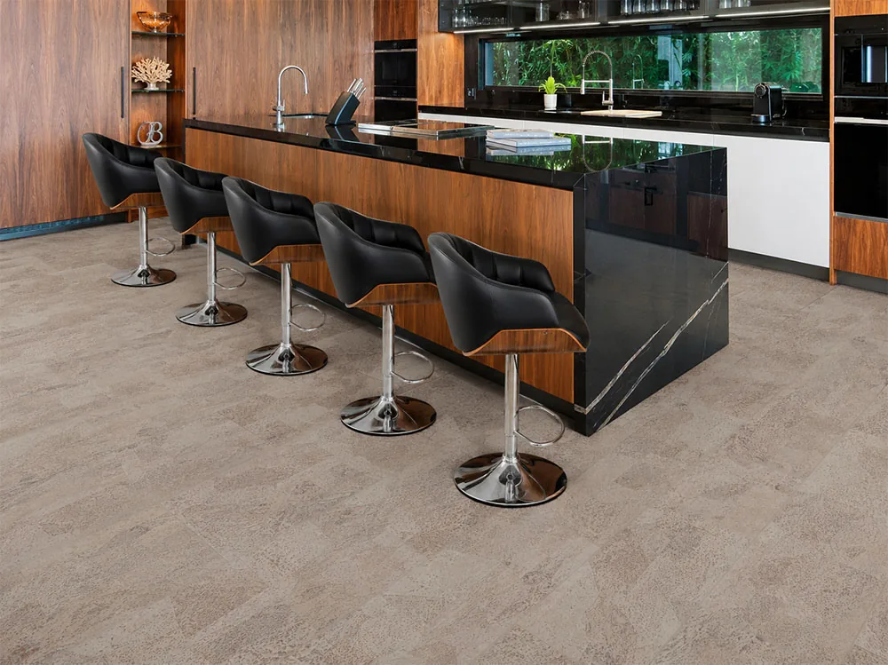 Travertine - 7/16"(11mm) - Swiss Real Cork Floating (FTrav11) Travertine – 11mm (7/16″) (Cork Floating) - Image 3