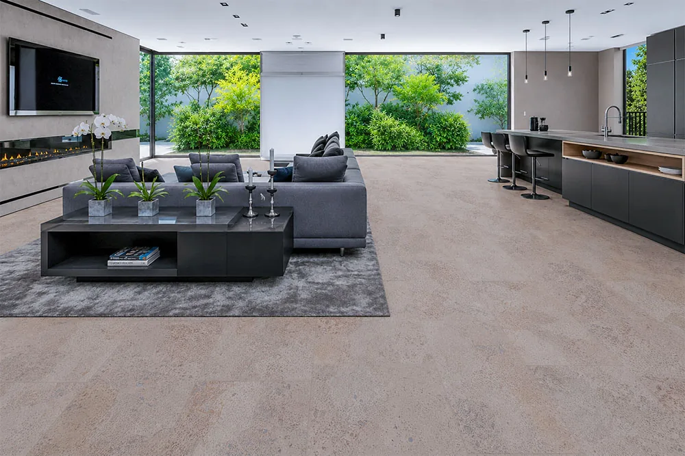 Travertine - 7/16"(11mm) - Swiss Real Cork Floating (FTrav11) Travertine – 11mm (7/16″) (Cork Floating) - Image 7