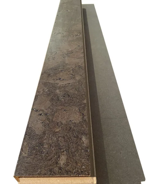 Walnut Burlwood – 1/2 Inch (12mm) Cork Floating Stair Nosing (900mm Long) (NWBu12) (Special Order) - Stair Nosing floori...
