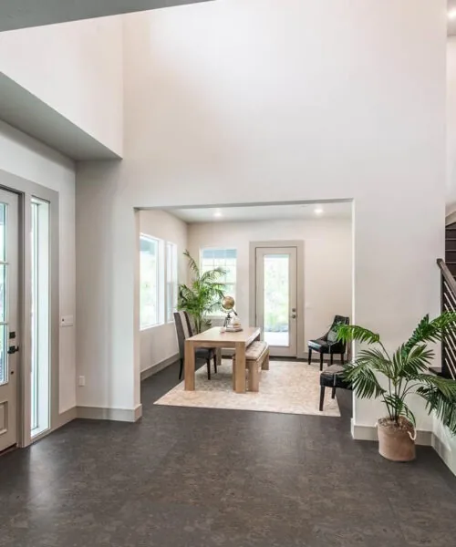 walnut burlwood cork flooring sustainable fashion home