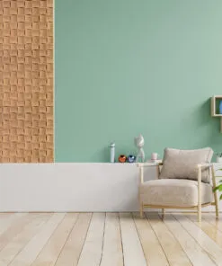 wave wood 3D acoustic wall tiles