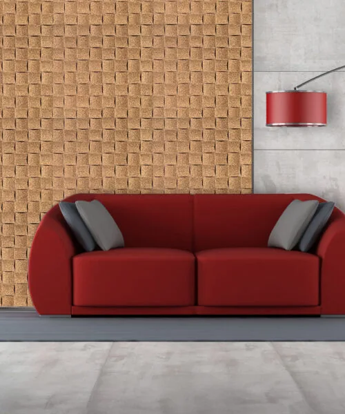 wave wood 3d acoustic cork sound diffuser wall panels
