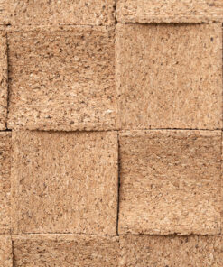 Wave Wood 3D Acoustic Cork Wall Panel with natural cork texture for sound absorption and decorative wall applications