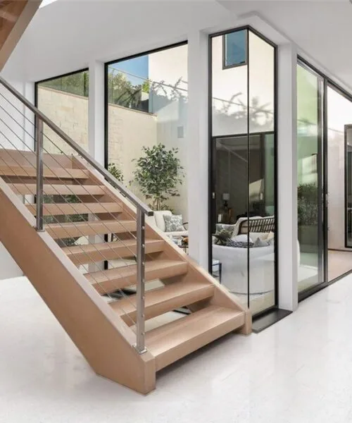 White Bamboo - 1/2" (12mm) - Cork Floating (FWB12) white bamboo cork floating flooring best basement flooring options over concrete