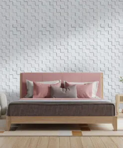 White Cubes - 25/64" (10mm) - Cork Wall Tile (WWCu10) - Textured Wall and Ceiling Cork flooring product image