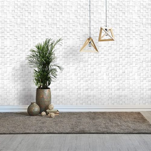 white cubes peel and stick noise absorbing cork wall panels office grey floor