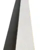 White Leather – fits 12mm (1/2″) flooring (Stair Nosing) — original product photo
