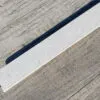 White Leather – fits 12mm (1/2″) flooring (T-Molding) — original product photo
