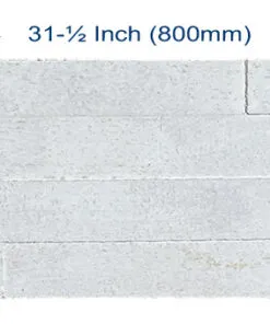 Whitewash Brick - 9/32" (7mm) - Cork Wall Tile (WWwBr7) - Textured Wall and Ceiling Cork flooring detail view