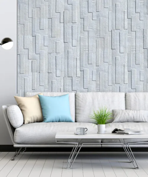 Whitewash Brick - 9/32" (7mm) - Cork Wall Tile (WWwBr7) Whitewash Brick – 7mm (9/32″) (Wall Tile) - Image 6