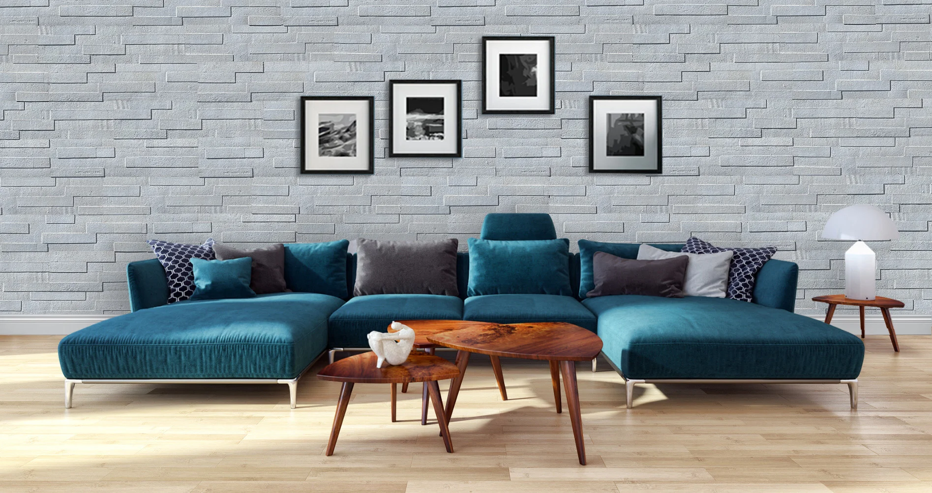 Whitewash Brick - 9/32" (7mm) - Cork Wall Tile (WWwBr7) whitewashed brick cork wall tiles acoustic