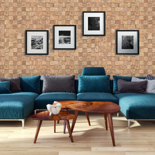 wood cubes acoustic cork wall sound absorbing insulation panels